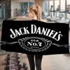 Классические логотипы виски J-Jack D-DanielS Большие пляжные полотенца из микрофибры Быстросохнущее полотенце Песчаные пляжные полотенца Полотенце для бассейна