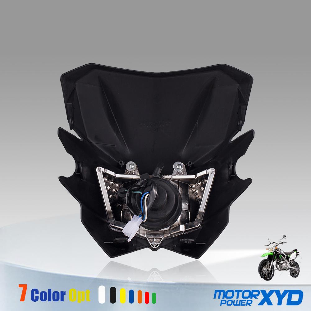 Мотоциклетная фара 12В H4 35Вт для KAWASAKI KLX 110 125 150 230 250 300 450R CRF WRF Питбайк Мотоцикл