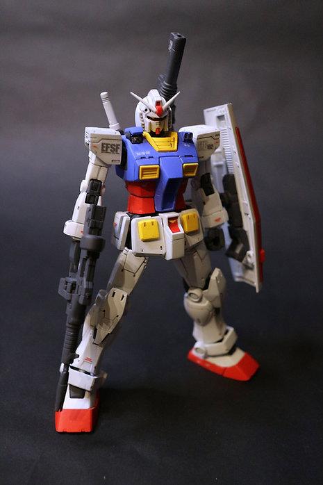 Bandai HGGO Гандам Версия Origin Окрашенный и Модифицированный Полный Модель HGUC 1/144