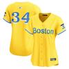 2026 MLB Boston Red Sox Embroidered Baseball Jersey Short Sleeve Womens 34 Number