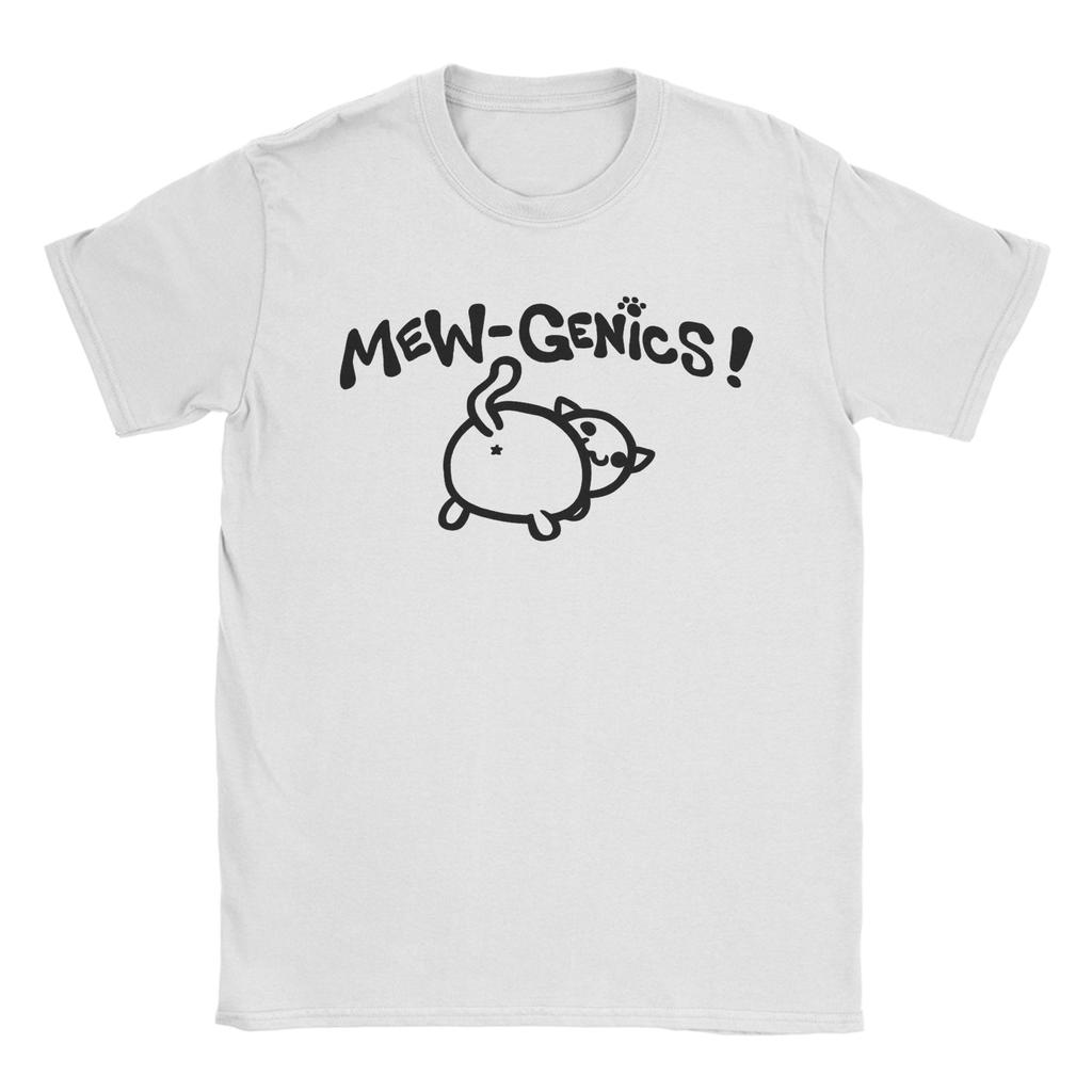 Mewgenics Characters Cat Game TShirts for Unisex  Novelty Cotton Tee Shirt Round Collar Short Sleeve T Shirt Summer Clothes