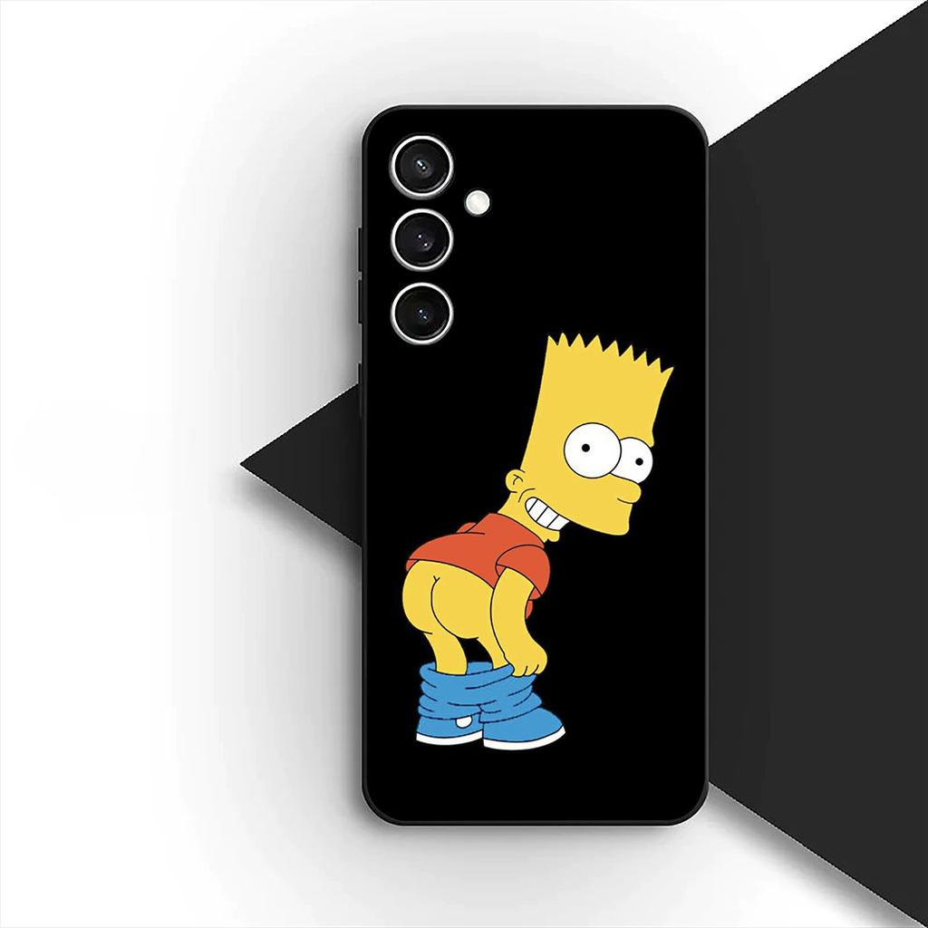 Soft Cover for Apple iPhone 17 Pro XS Max Air 6 7 8 Plus 5 + SE 2022 SE2 16E Casing Phone Case Barts Cartoon S-Simpsons