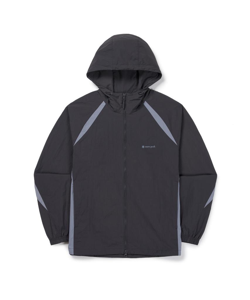 SNOWPEAK APPAREL Lightweight Taslan Colorblock Windbreaker (S26Fmlwb40) Charcoal