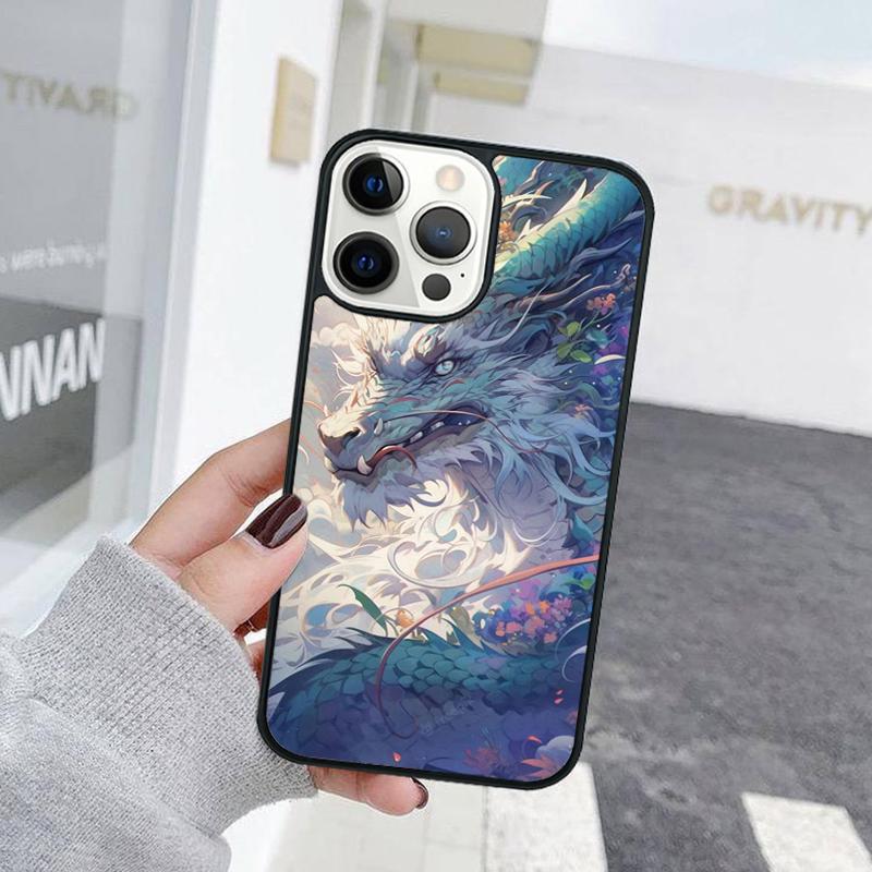 Изысканный Чехол для Телефона с Летающим Китайским Драконом Для iPhone 17 Air 15 16 Чехол 11 13 14 Pro Max 12 Plus Max Fundas