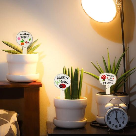 20 шт. Деревянные бирки для растений Деревенские этикетки для растений 20 стилей Садовые маркеры Бирки для горшечных растений Клумба для посадки цветов