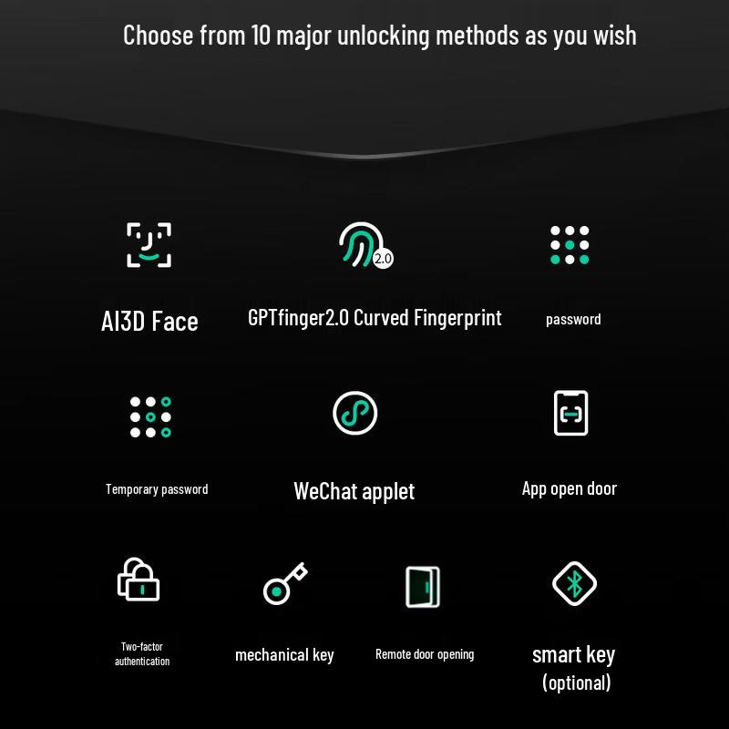 DESMAN Q5Ultra Face Recognition Smart Door Lock