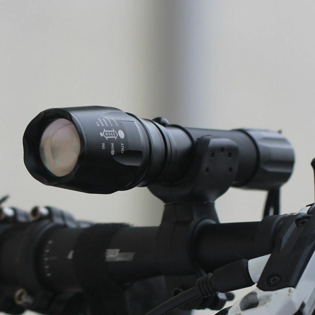 Высококачественный поворотный на 360 градусов велосипедный светодиодный фонарик зажимной кронштейн держатель зажим J0A0