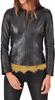 Stylish Women's Leather Black Handmade Wear Lambskin Casual Biker Soft Jacket