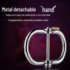 Openable Stainless Steel Handcuffs: Detachable Kinky Restraint Toy for Couples