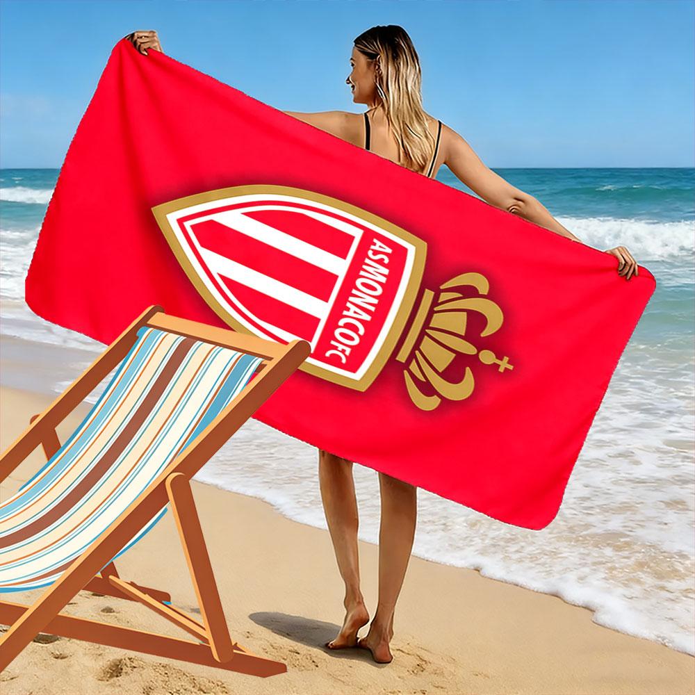 Regal crest elegance Print beach towel, quick drying, suitable for travel, outdoor sports, jogging, the beach and swimming, gift