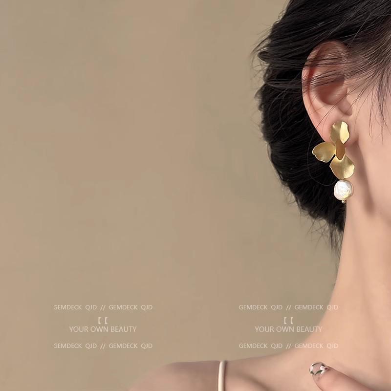 Роскошные европейские и американские серьги-пусеты с бриллиантовой кисточкой для вечеров и вечеринок