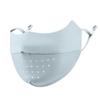 UV Protection Solid Color Hanging Ear Type Face Cover Ice Silk Mask Sunscreen Mask Face Scarf