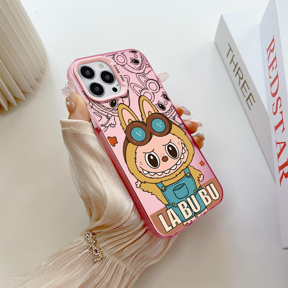 Окрашенный узор, красочный серебристый, двухсторонний, жесткий, противоударный чехол для телефона Vivo