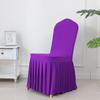 1 шт. чехол для сиденья, чехол для стула, свадебные принадлежности, эластичный, эластичный, съемный, моющийся, декор для вечеринки