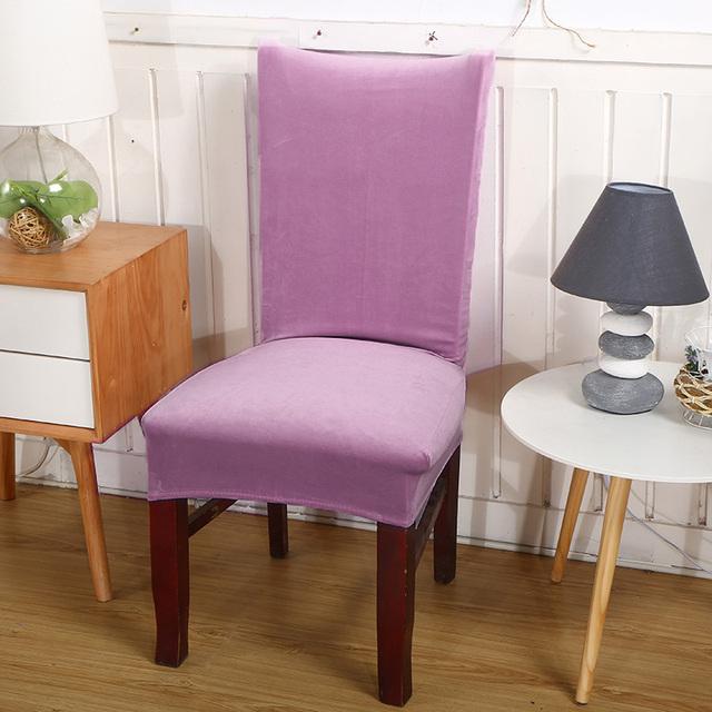 Плюшевая ткань, плотный тканевый чехол на стул, эластичные чехлы на сиденья, эластичный чехол для скамейки для офисного стула, вечеринки, банкета, отеля, гостиной