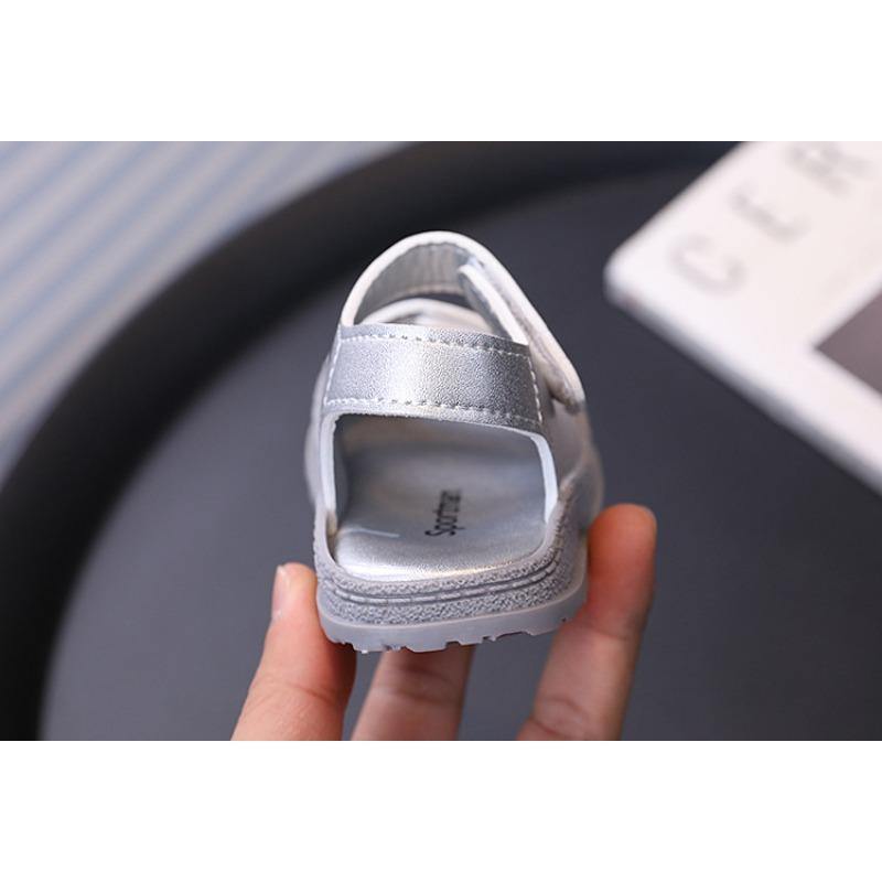 Summer Baby Soft Sole Walking Sandals, Closed-Toe Anti-Collision Beach Shoes for Infant Boys Girls