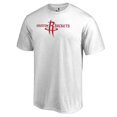 Футболка с логотипом команды Fanatics NBA Houston Rockets (США Средний, Белый)
