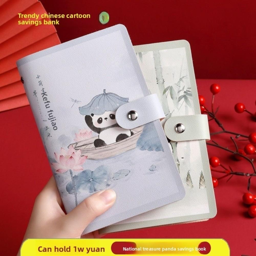Large Capacity Budget Money Notebook Waterproof Cash Storage Book