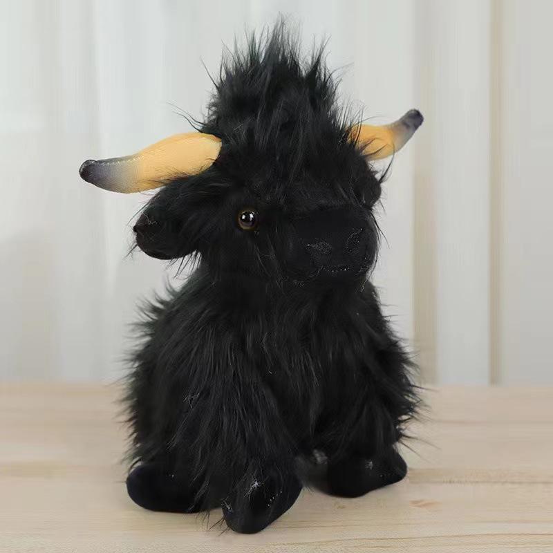 Мягкая игрушка Highland Cattle - Детская кукла Длинношерстный Як