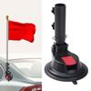 Suction Cup Flag Pole Holder Wear Resistant Easy Carrying Bracket Multifunction for Truck