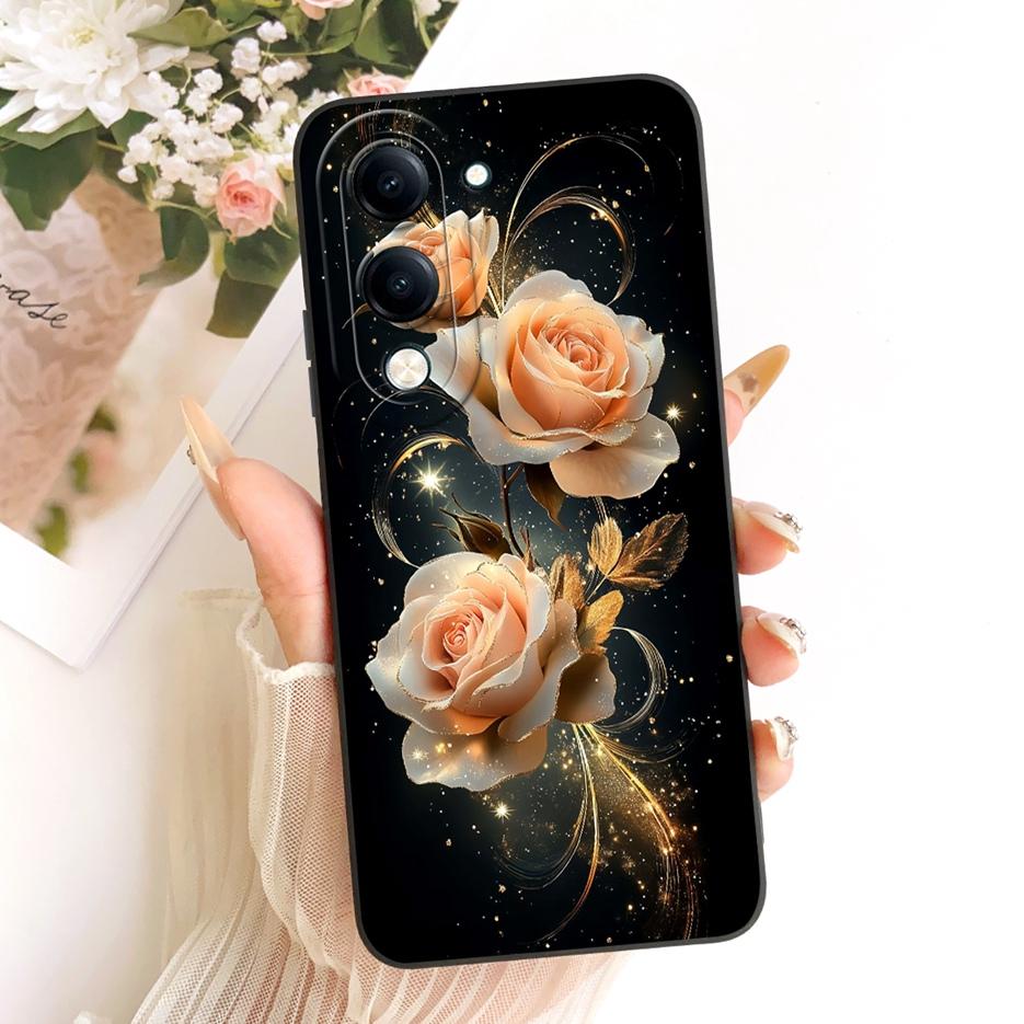 Чехол для Vivo Y04 4G V2430 Милый Конфетный Мультяшный Расписной Чехол Мягкий Силиконовый Чехол для Телефона Для Vivo Y29s Y 29s VivoY04 VivoY29s Fundas