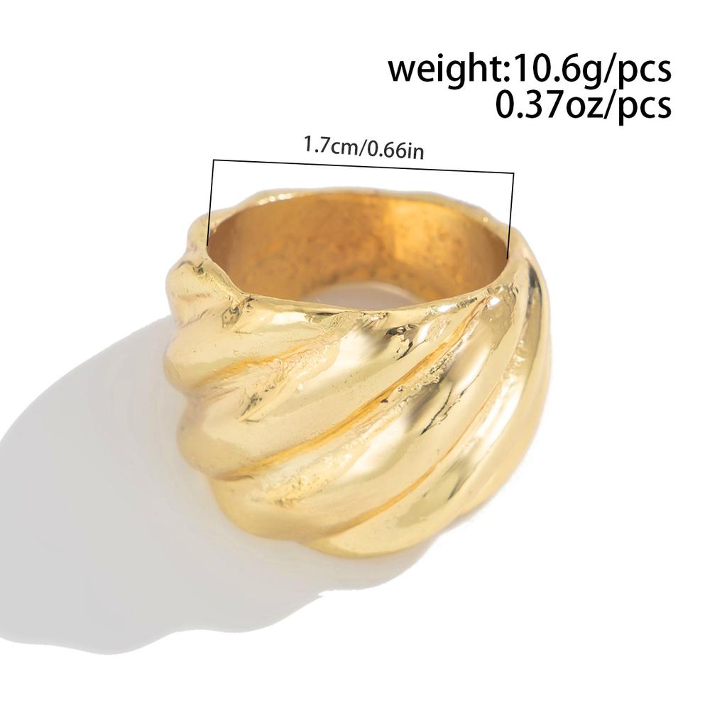 Модное полое кольцо из сплава Sense, простые нерегулярные двойные кольца, набор металлических колец Cold Ins Style, легкое роскошное женское кольцо Sense Commuter