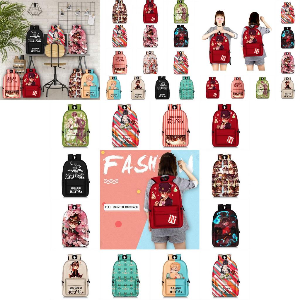Просторный и модный аниме рюкзак Toilet-bound Hanako-kun для студентов и взрослых