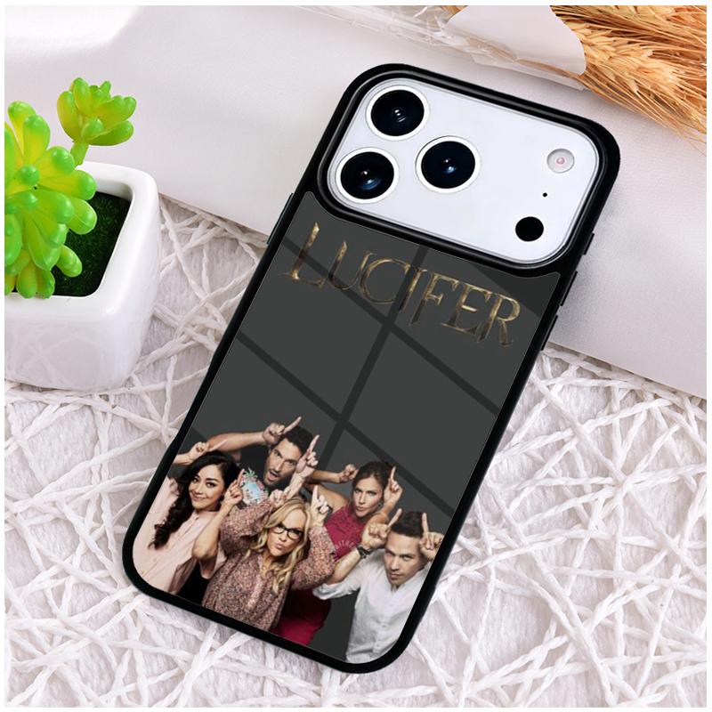 TV Series Lucifer Shockproof Phone Case for iPhone 17 Air 16e 15 11 12 14 13 Pro Max Cover Coque