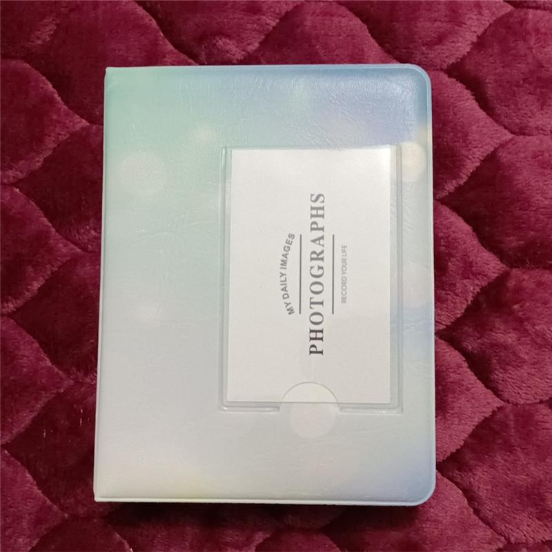 New Fashion Printed Pattern Mini Photo Album Plug-in Type 3-inch Photo Storage Album Movie Tickets Postcard Collection Album