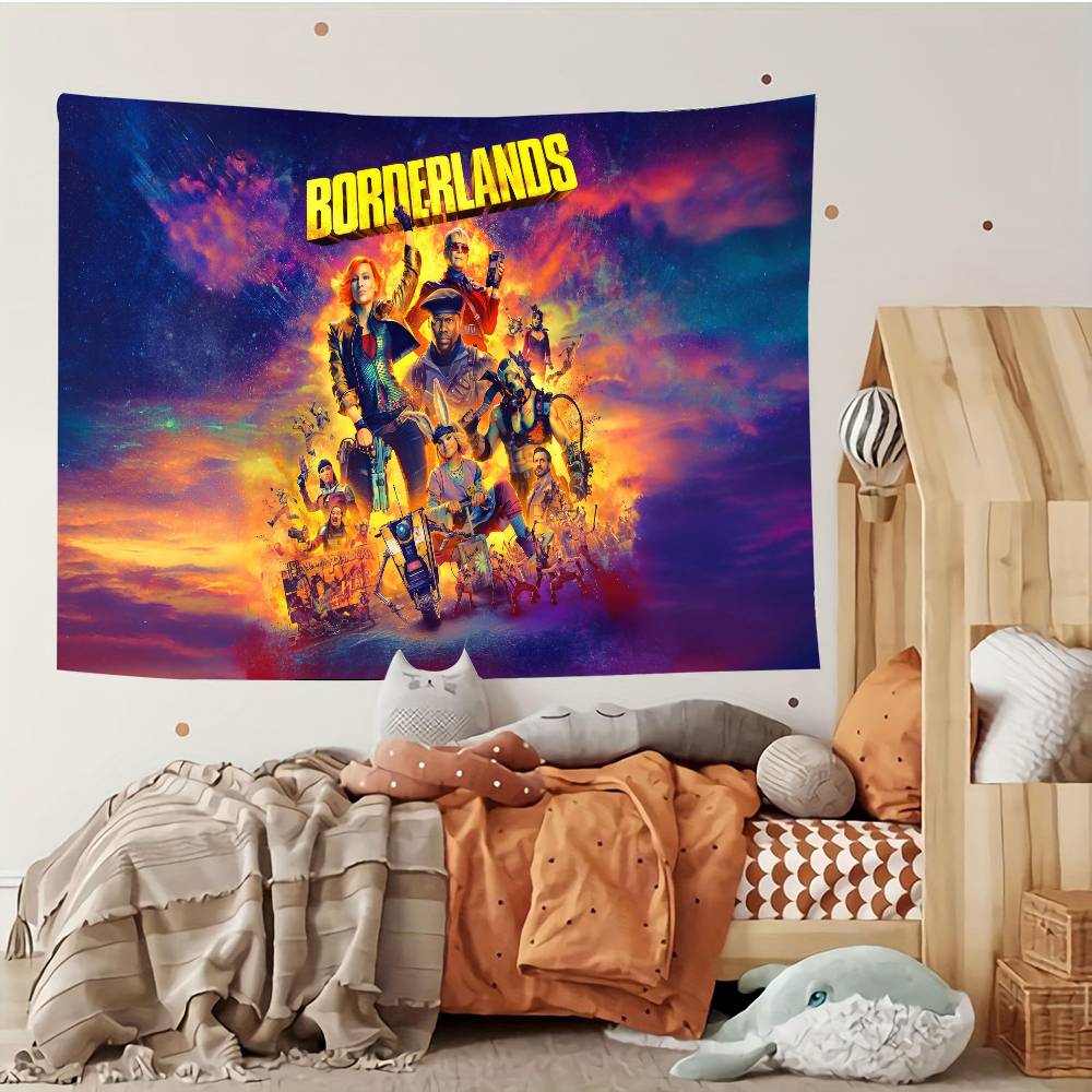 ИГРА BBORDERLANDS Гобелен Индивидуальные Гобелены Различных Стилей Настенные Украшения Печать Фотографий Знаменитостей Настенные Украшения
