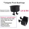 Set Of 2 Left & Right Tailgate Pivot Bushings Fit For Dodge Ram 2500 1500 3500