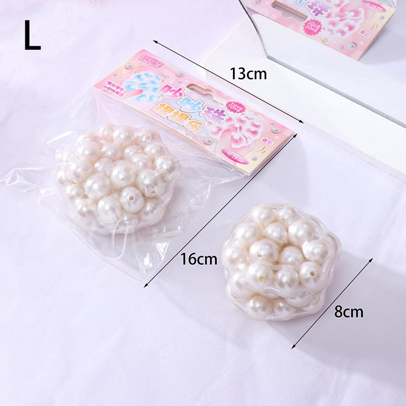 Снятие стресса Сжимаемые шарики из жемчуга Игрушка-фиджет для снятия стресса Глазированные бусины Шарик-вибратор Шарики-жемчуг для вечеринок для детей Игрушка-фиджет для девочек