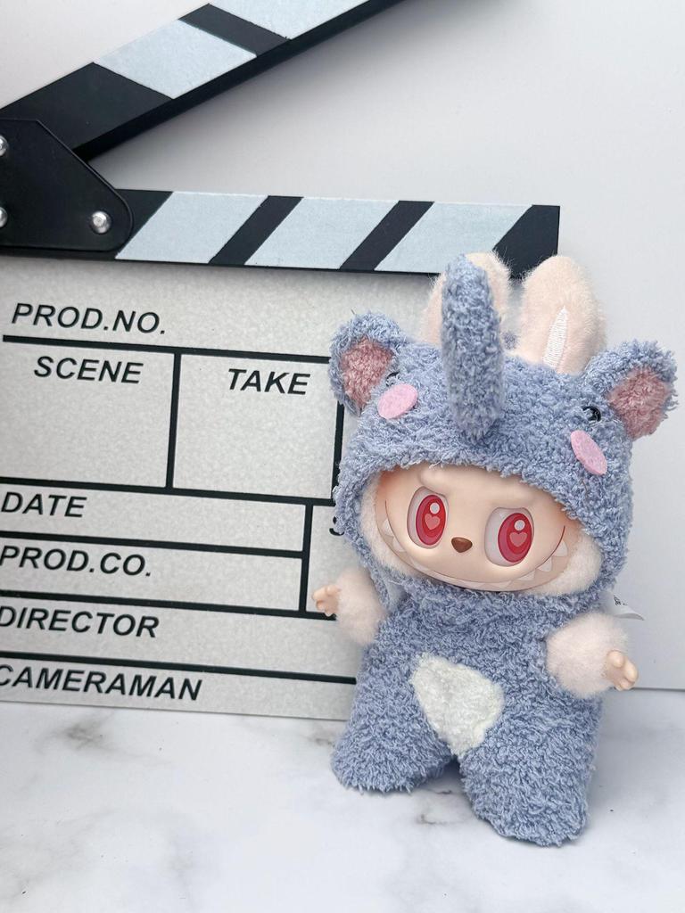 Labubu Doll Clothes: Skirt Suit for 17CM Plush or Vinyl, Fits One, Two, and Three Generations