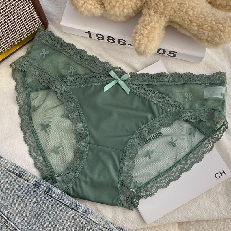 Нижнее белье женское сексуальное высококачественное кружево нежное элегантное бесследное прозрачное с низкой талией треугольные брюки женская сетка