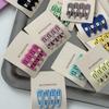 4 шт. красочные каплевидные заколки BB для женщин, девочек, детей, маленькие заколки для челки, милые симпатичные заколки для волос, аксессуары для самостоятельной укладки волос