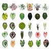 Tropical Plant Refrigerator Magnets 3D Plants Magnet, Acrylic Green Decorative Fridge Home Decor Memo Notes Photo Holder for Kitchen Office