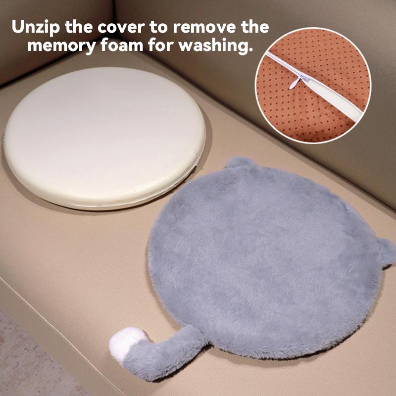 Мультяшная кошка, подушка из пены с памятью для офисного кресла, моющаяся, многофункциональная, напольная татами, декор для дивана, подушка для сиденья, милая подушка для студенческого кресла