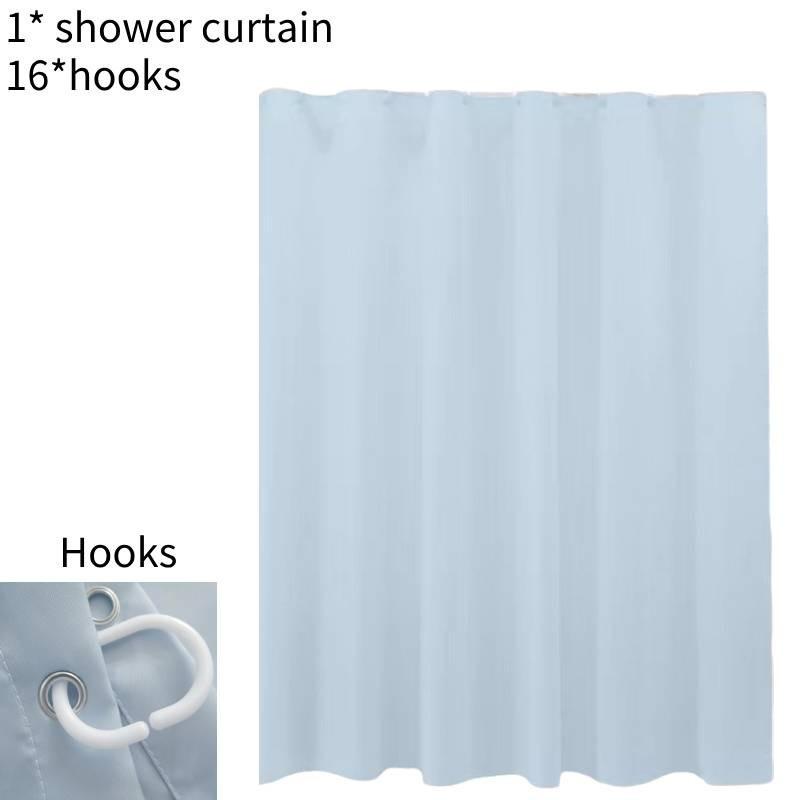 Elegant Waterproof Shower Curtain For Bathroom 180x200cm With Durable Polyester Fabric