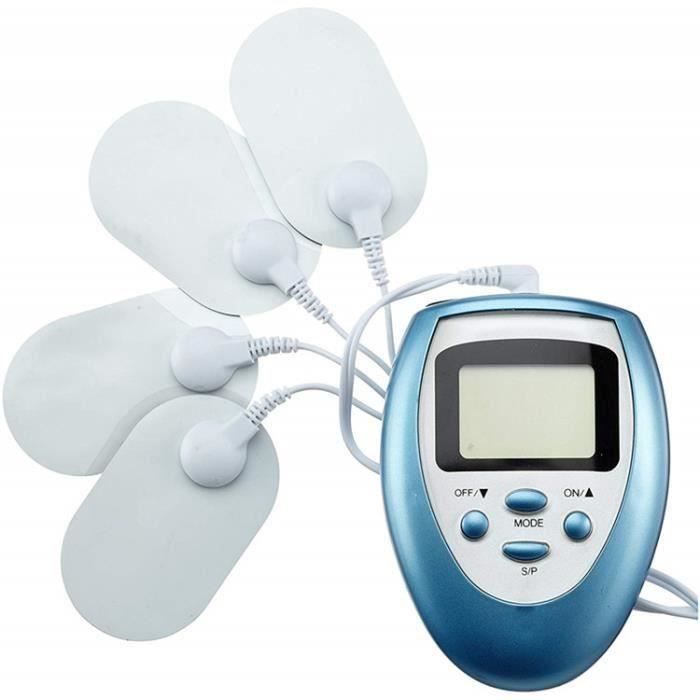 Appareil Electrostimulation 4 Patchs 8 Programmes - Ecran LCD, NEUTRE Appareil d'électro-stimulation Slimming Massager Z02D2