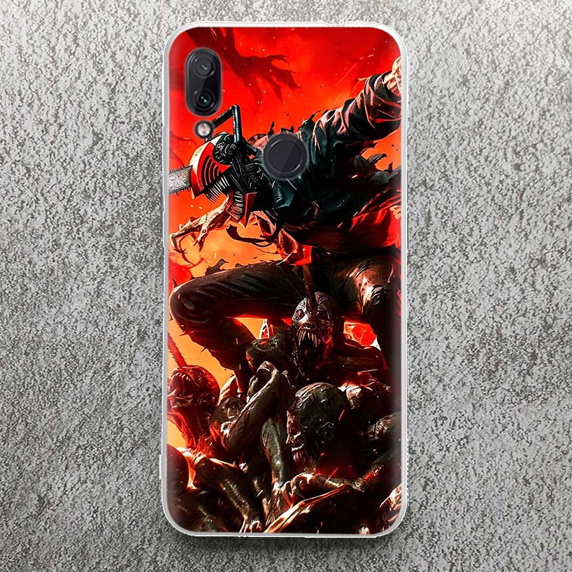 Чехол C-Chainsaw Man Denji для Xiaomi Redmi 13C 14C 13 12 12C 10 10A 10C 9 9A 9C 9T Корпус для телефона 8 8A 7 7A 6 Pro 6A K80 K70 K40 K