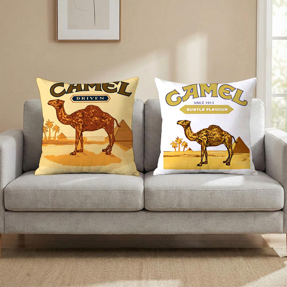Cigarette Camel Cushion Cover Cushion Cover Set 4Pcs 50X50 45X45 40X40 Pillowcase Decorative Sofa Home Decor
