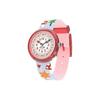 Swatch Кварцевые часы 30м Водонепроницаемые Детские часы 32мм Белый циферблат Пластиковый корпус Тканевый ремешок Детские часы FBNP142