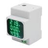 Digital Energy Meter, AC Voltage   Frequency, Power 3 Phase Multi-function Monitor with DIN Rail for Industry, Power Plants