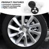 cyhk7 60MM Car Wheel Hub Caps Auto Emblem Tyre Center Covers Accessories For Mitsubishi 9 Ralliart X EX ASX L200 Colt Outlander Pajero