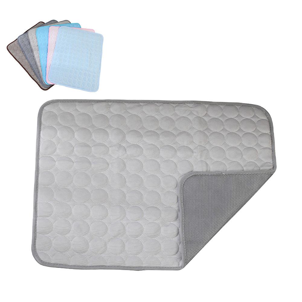 Ледяная подставка для домашних животных, летняя охлаждающая ледяная шелковая спальная подушка для дивана, подушка для домашних животных, анти-укус, ледяная подставка для собак, летняя охлаждающая подставка для кошек