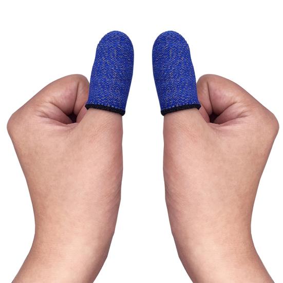 Thumb Protector Solid Fiber Touchscreen Finger Color Anti-sweat Sleeve for Game