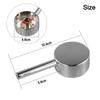 Replacement Faucet Handle Bathroon Kitchen Basin Faucet Handle 35/40mm Valve Lever Zinc Alloy Quick Opening Tap Handle Accessory