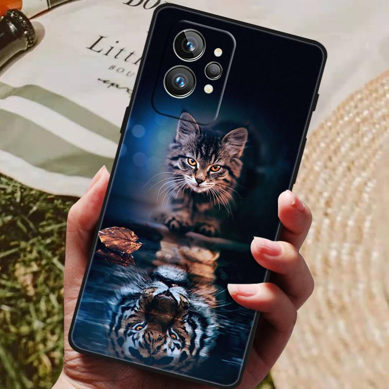 Чехол для Realme GT2 Pro 5G ТПУ Черный Бампер Силиконовый Защитный Funda для Realme GT 2 Pro Чехол для Телефона GT2 Pro 2PRO 2022 Capas