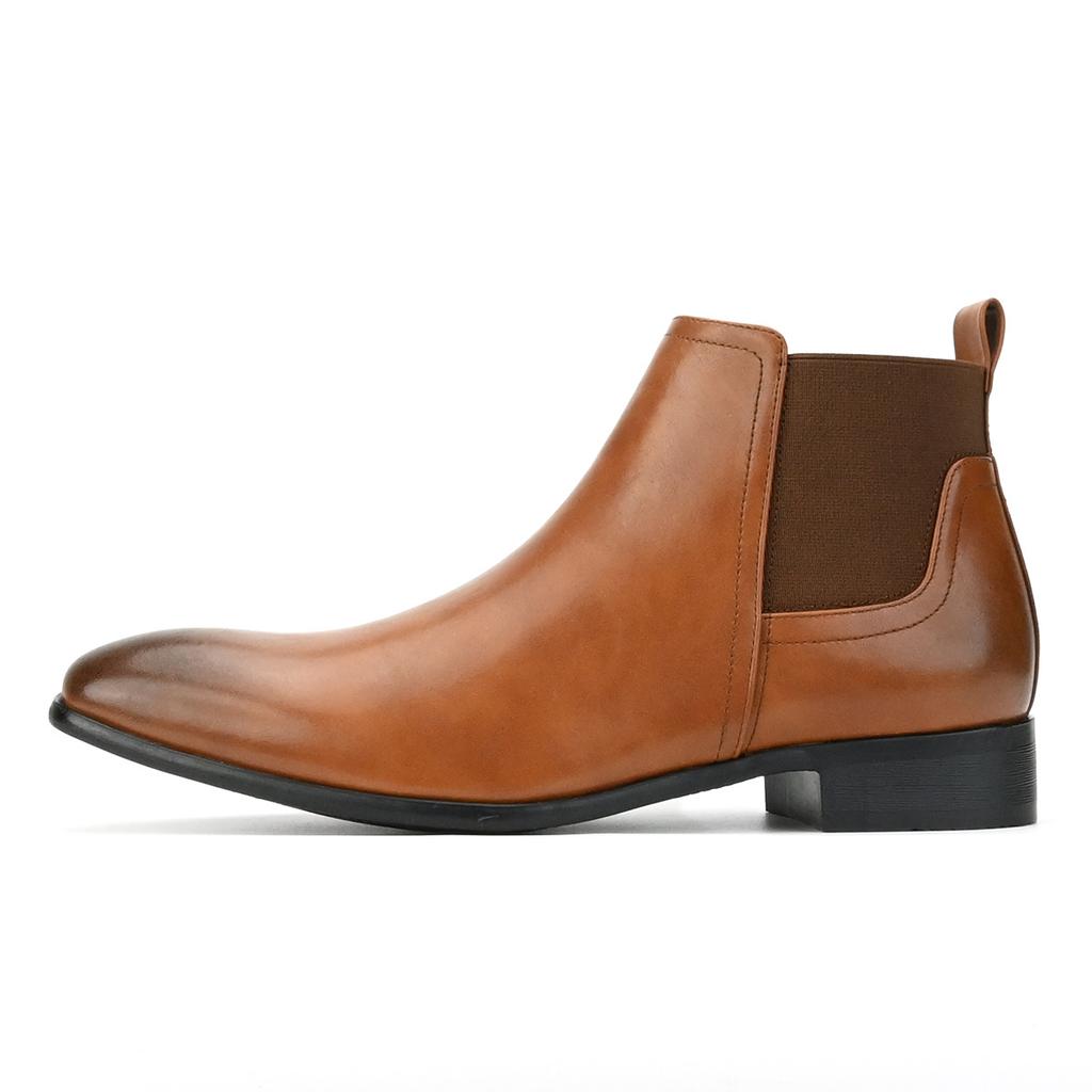 Модные мужские ботинки челси, деловые кожаные туфли, банкетные мужские туфли