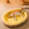 Осенне-зимнее гнездо для большой собаки Little Bee Oval, теплое и утолщенное, для кошек, золотистых ретриверов, бархатное гнездо для домашних животных, съемное и моющееся гнездо для кошек